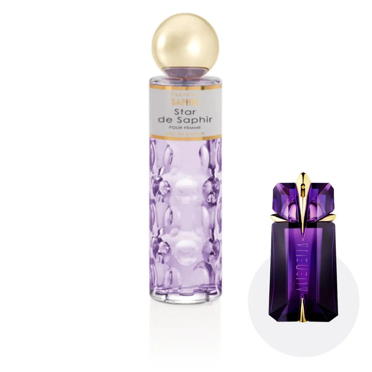 Parfums Saphir Star - Eau de Parfum Vaporisateur Femme - 200 ml
