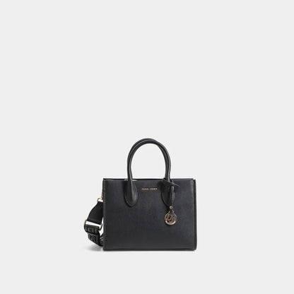 David Jones - Grand Cabas Noir Multi-Poches en Cuir PU