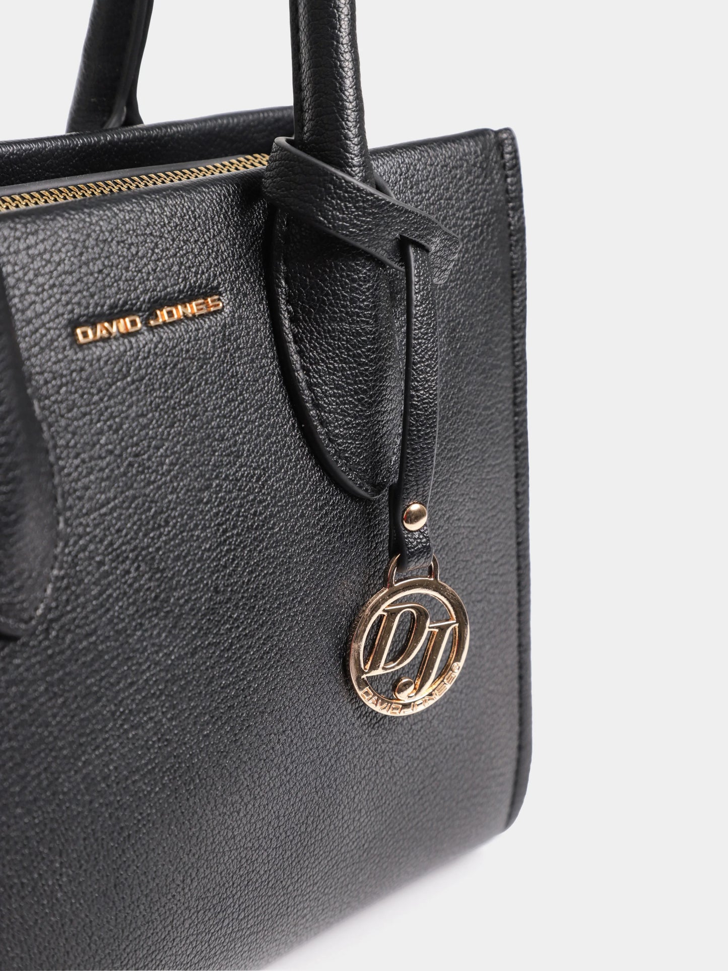David Jones - Grand Cabas Noir Multi-Poches en Cuir PU