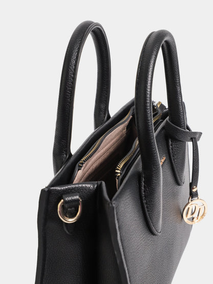 David Jones - Grand Cabas Noir Multi-Poches en Cuir PU