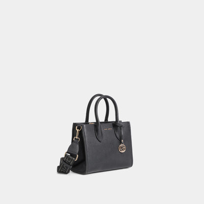 David Jones - Grand Cabas Noir Multi-Poches en Cuir PU